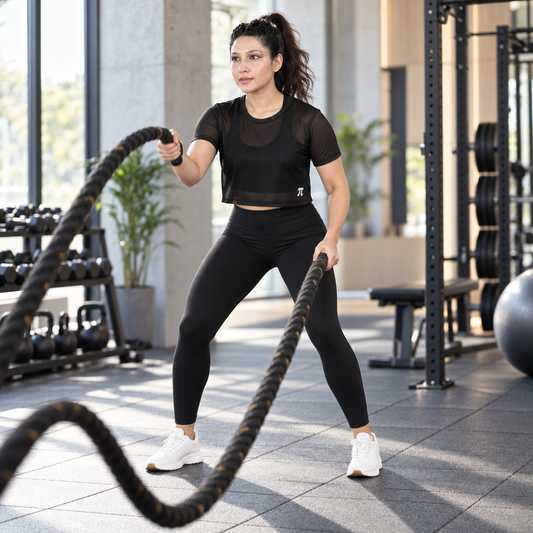 Black PowerMesh Top
