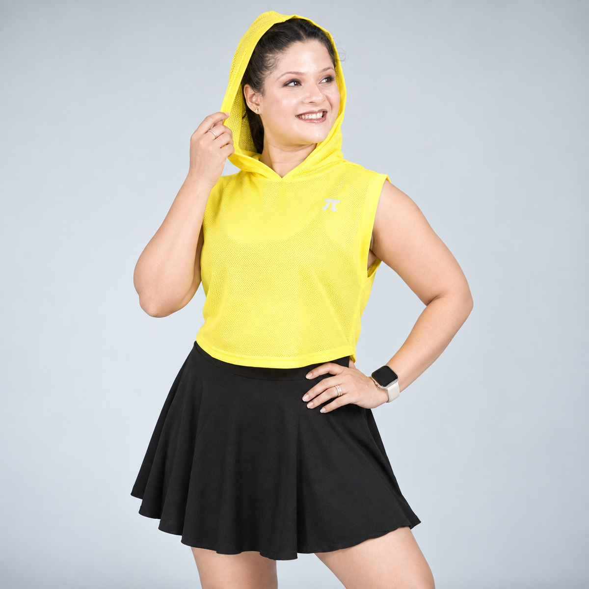Lime Yellow Mesh Muse Hoddie