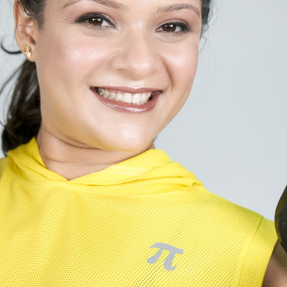 Lime Yellow Mesh Muse Hoddie