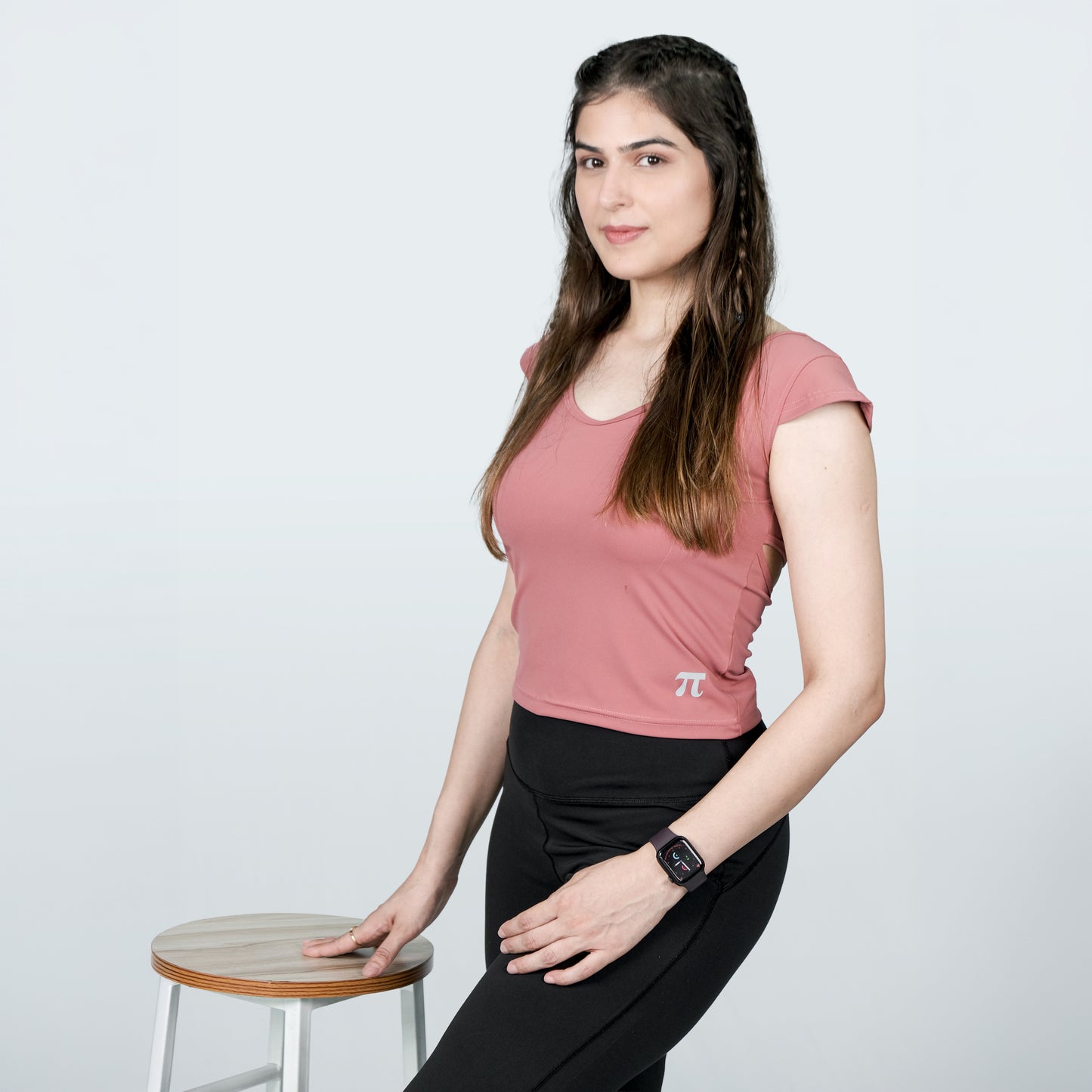 Peach Glow Stylish Crop Top