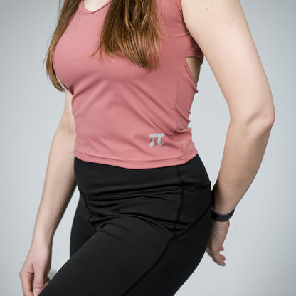 Peach Glow Stylish Crop Top