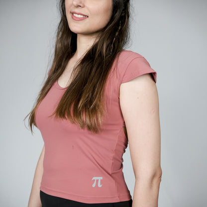 Peach Glow Stylish Crop Top