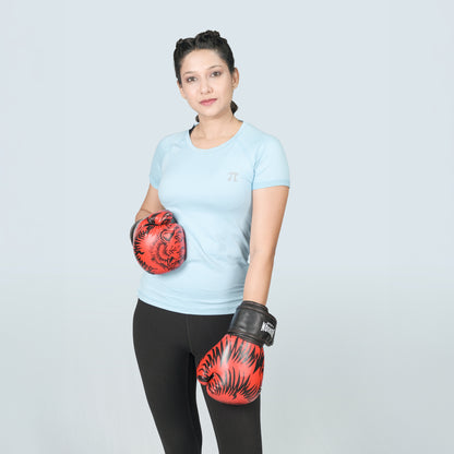 Icy Sky Blue Flow Active Tee