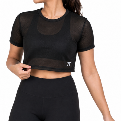 Black PowerMesh Top